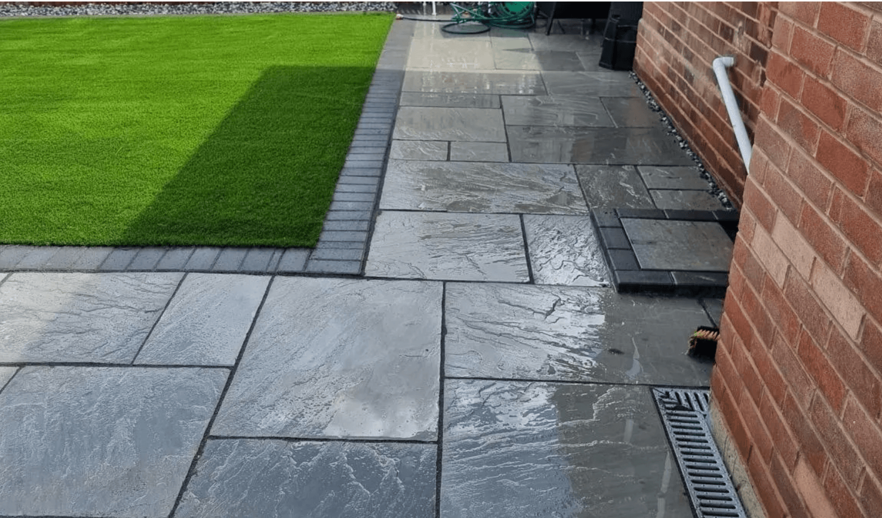 Natural Stone Patio — ARTLandscapes project, Surrey